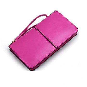 Camila Leather Wristlet Purse