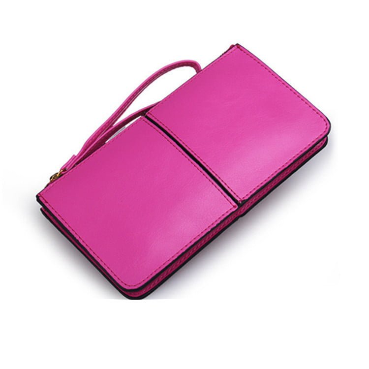 Camila Leather Wristlet Purse