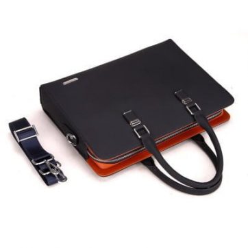 Tatra Men's Leather Briefcase