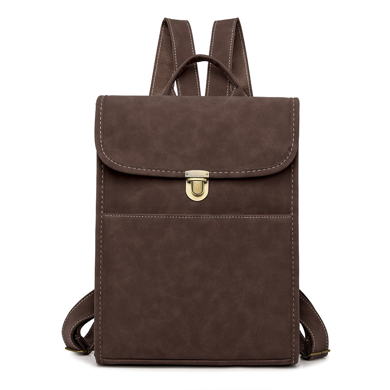 Women's Faux Leather Backpack - Image 4