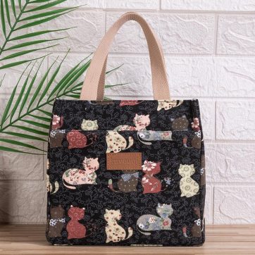 Canvas Lunch Bag With Insulation