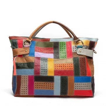 Large Leather Cross-Body Bag