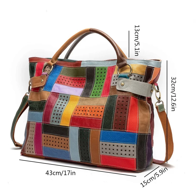 508928315 Large Leather Cross-Body Bag