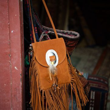 Cross-Body Tassel Bag