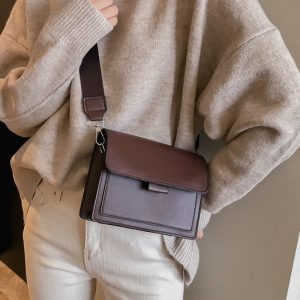 Small Shoulder Bag With Wide Strap