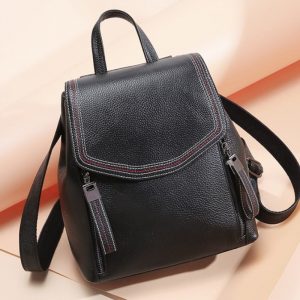 Ladies Multi-Functional Fashion Leather Backpack