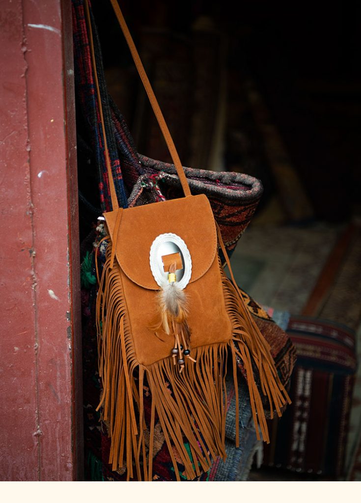 Cross-Body Tassel Bag