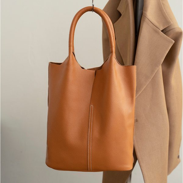All-Match Soft Leather Tote