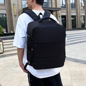 Women's Large Capacity Lightweight Multi-purpose Solid Color Travel Backpack