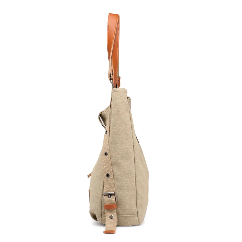 Versatile Canvas Bag and Backpack in One - Image 4