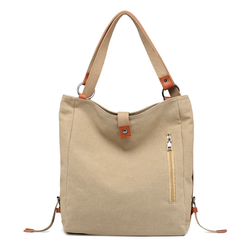 Versatile Canvas Bag and Backpack in One - Image 3